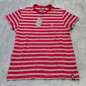 Todd Snyder Striped Pocket T-Shirt Mens XL Red NWT Short Sleeve Cotton Tee